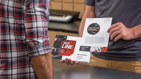 automotive business eddm printed at the ups store